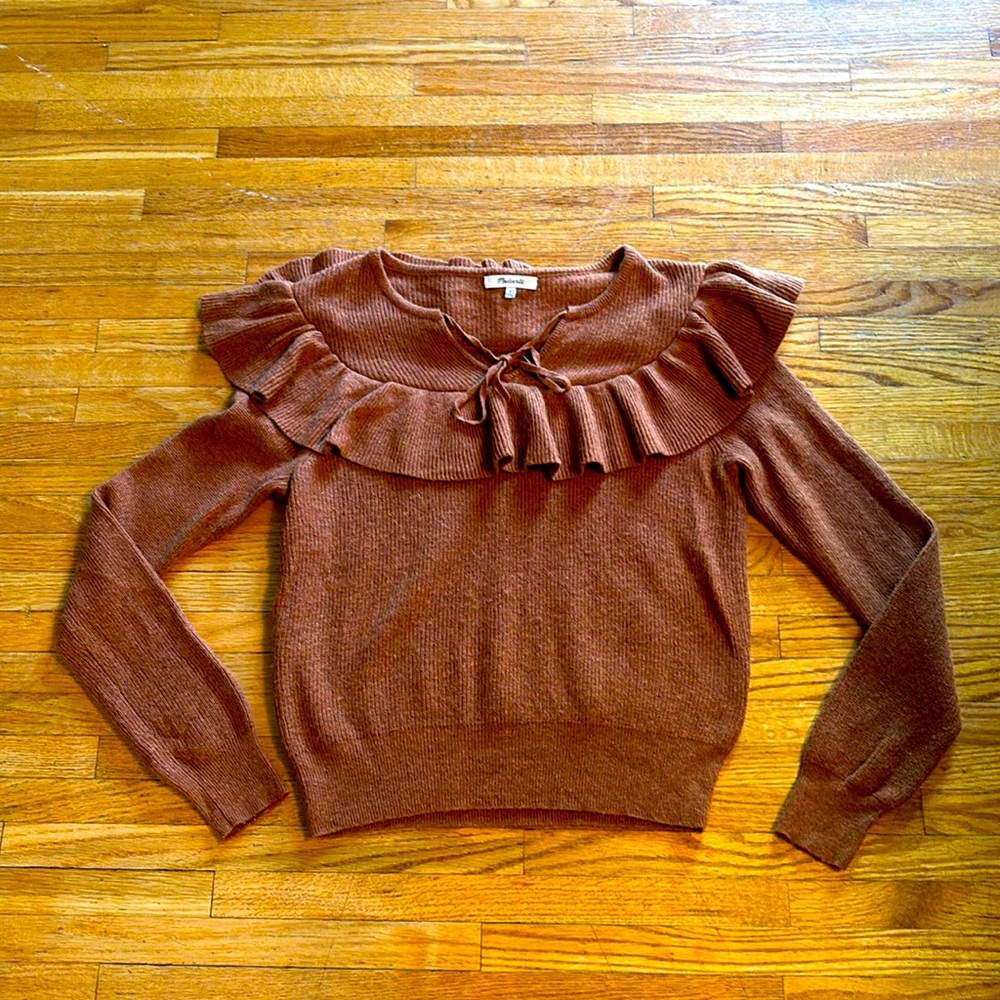 Burnt Orange Madewell Sweater